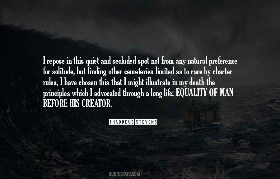 Life Of Solitude Quotes #1174363