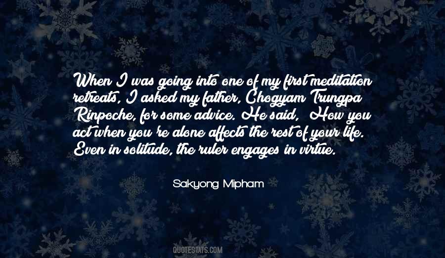Life Of Solitude Quotes #828923