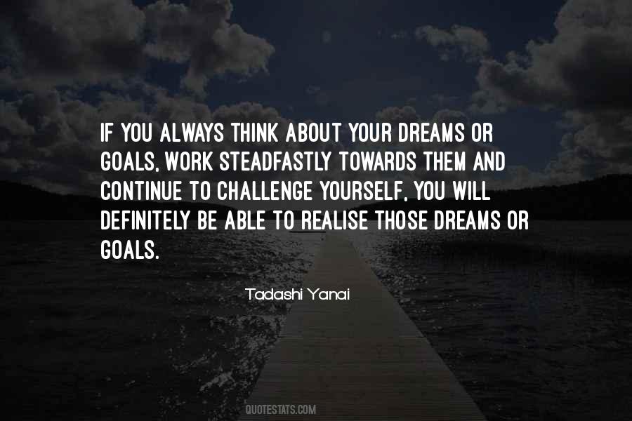 Quotes About Goals Dreams #291009