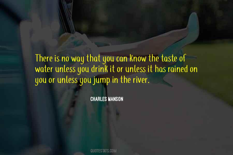 Jump In The Water Quotes #1291018