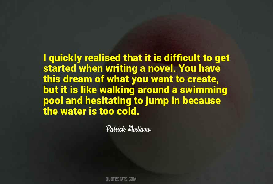 Jump In The Water Quotes #1462402