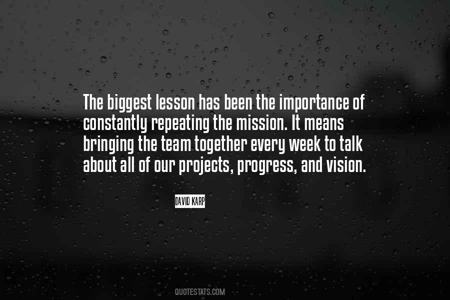 Team Vision Quotes #1282267