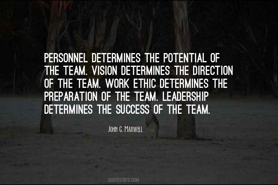 Team Vision Quotes #160917