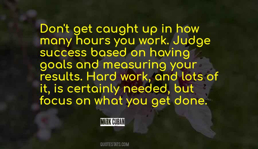 Quotes About Goals And Hard Work #158968