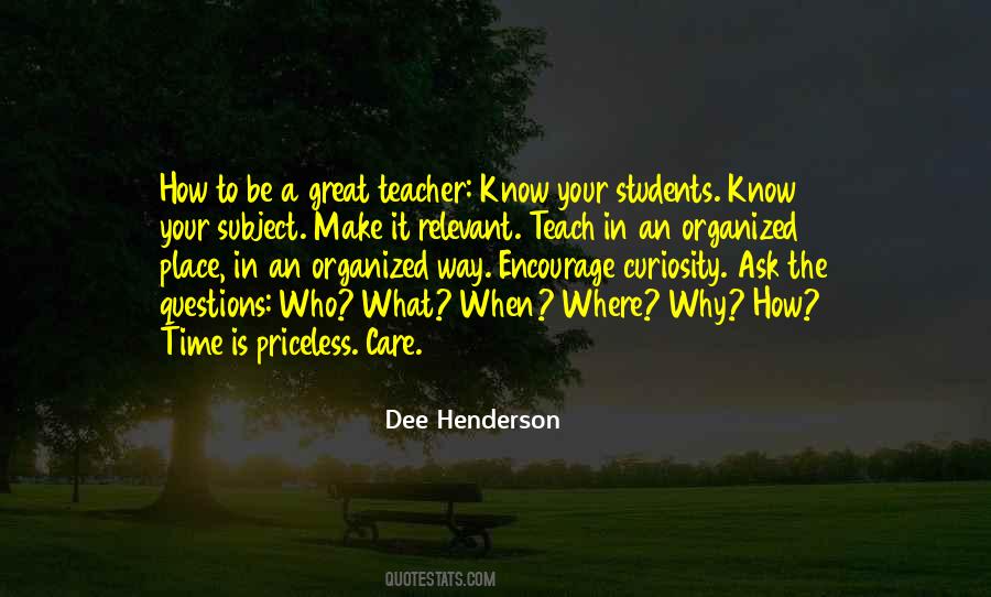 Teacher Time Quotes #44551