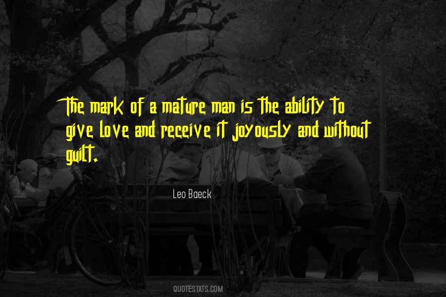 Mark Of A Man Quotes #322639