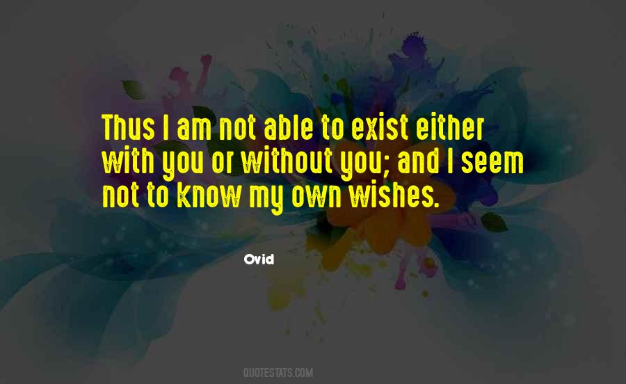 With You Or Without You Quotes #1865711