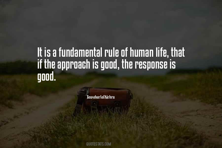Fundamentals Of Life Quotes #498005