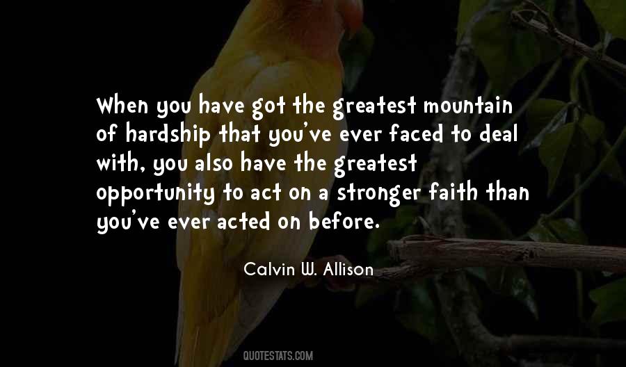 On Mountain Quotes #128203