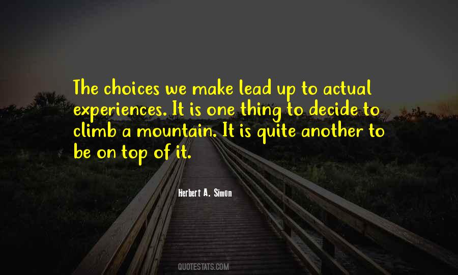 On Mountain Quotes #175564
