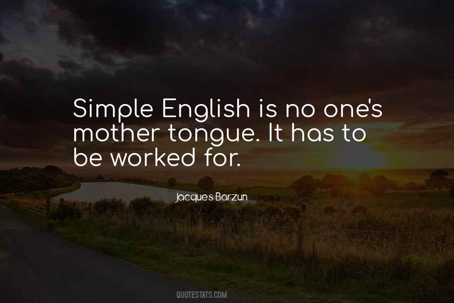 Simple English Quotes #992543
