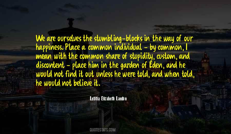 Out Of The Blocks Quotes #1855496