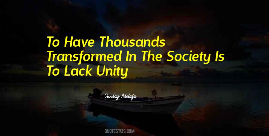 Society Unity Quotes #1021209