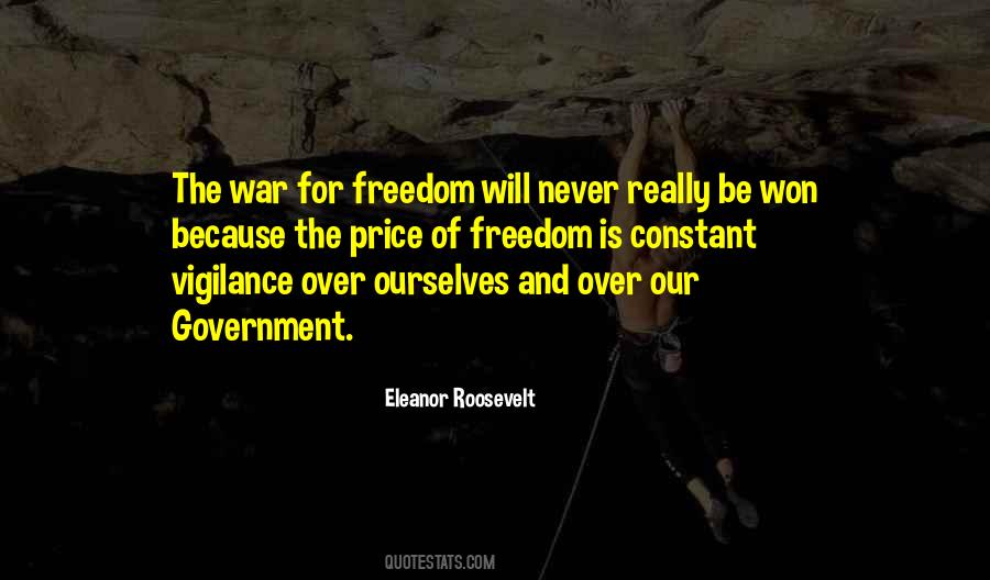 Freedom Vigilance Quotes #973572