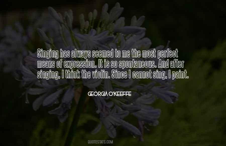 Perfect Singing Quotes #1692369