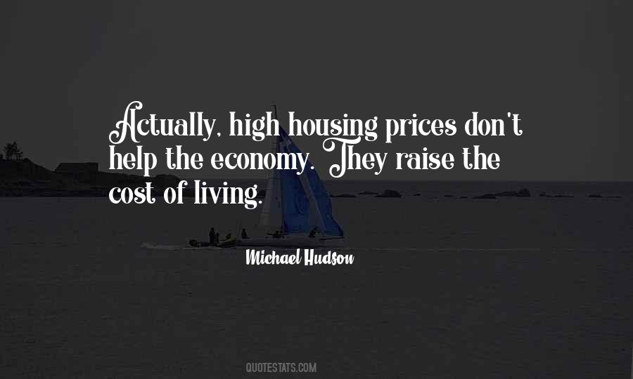 The Cost Of Living Quotes #1425372