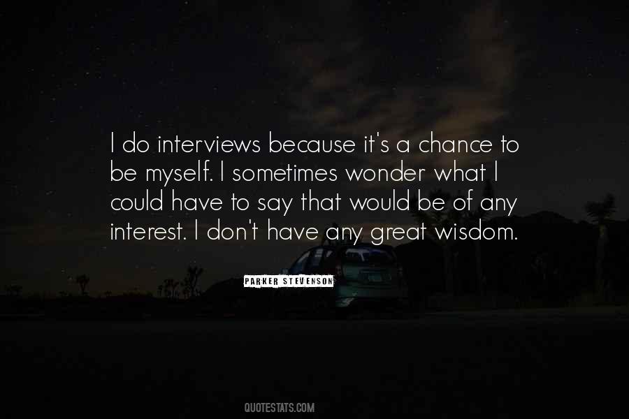 Of Great Interest Quotes #214855