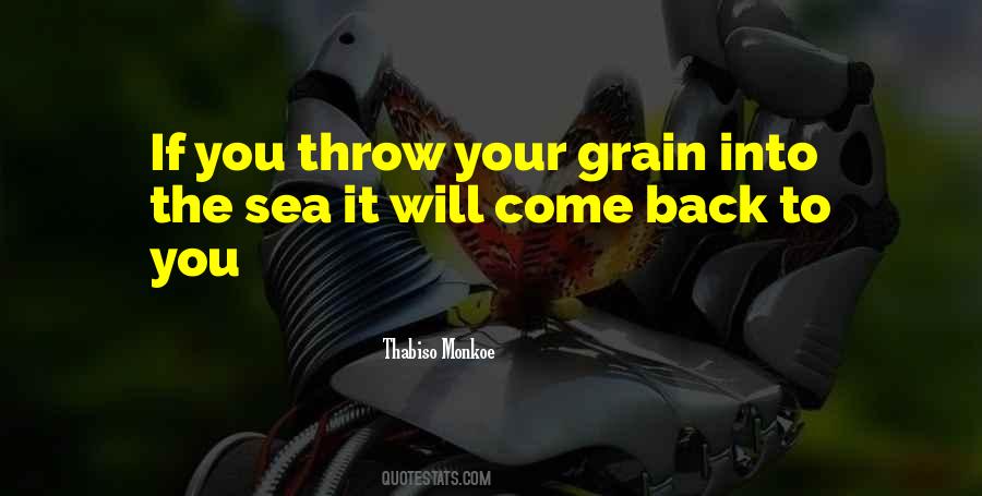 Back To Sea Quotes #163076