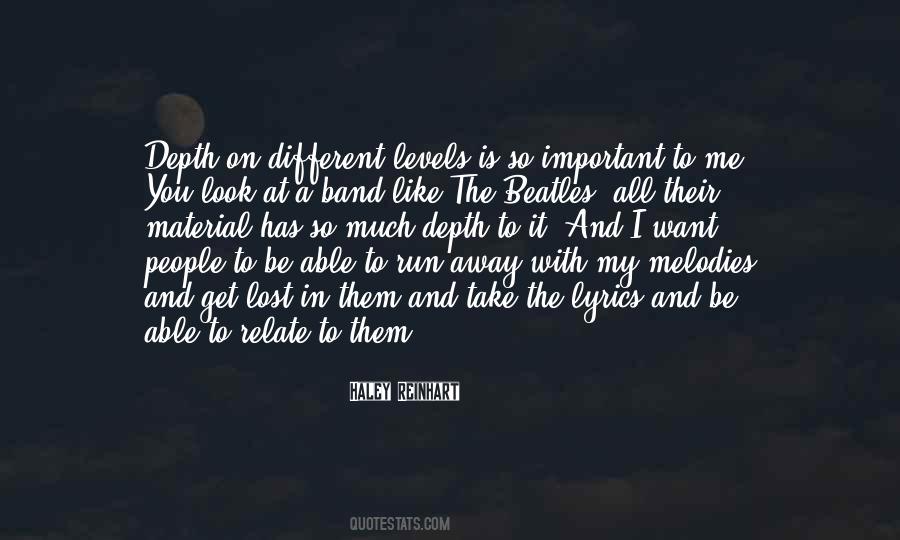 I Want To Run Away Quotes #955763