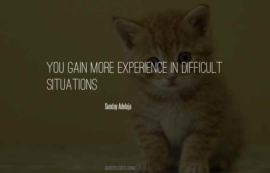 Gain Experience Quotes #1776826