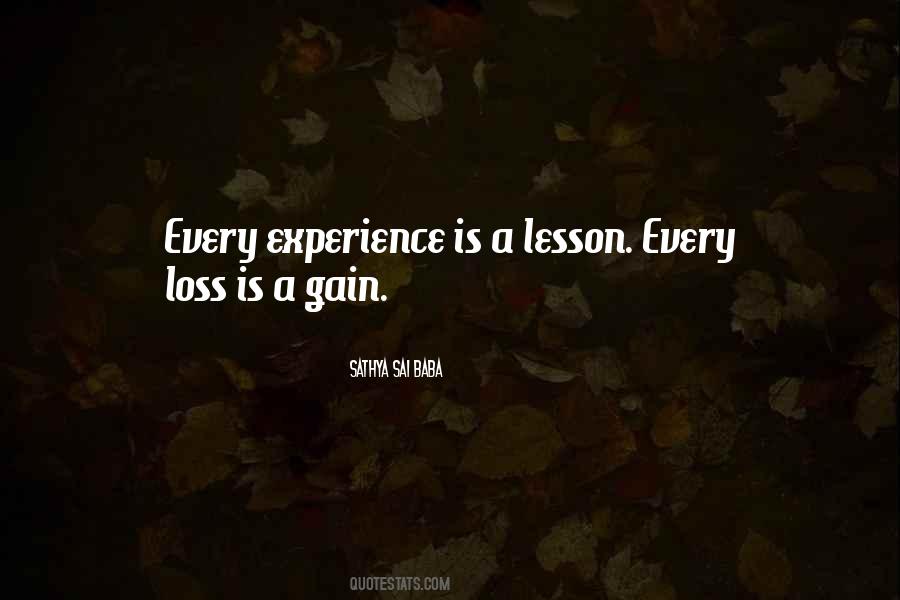 Gain Experience Quotes #221744