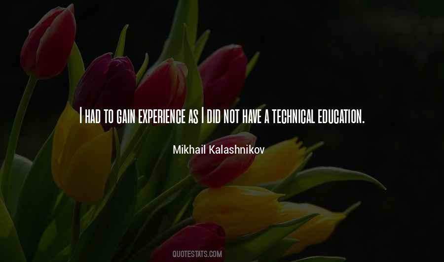 Gain Experience Quotes #665440