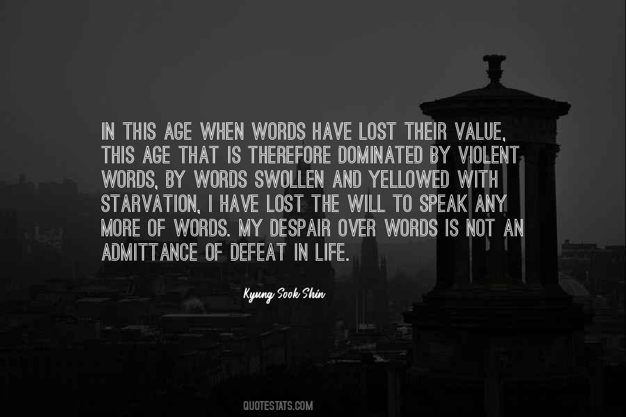 Value Words Quotes #1237329
