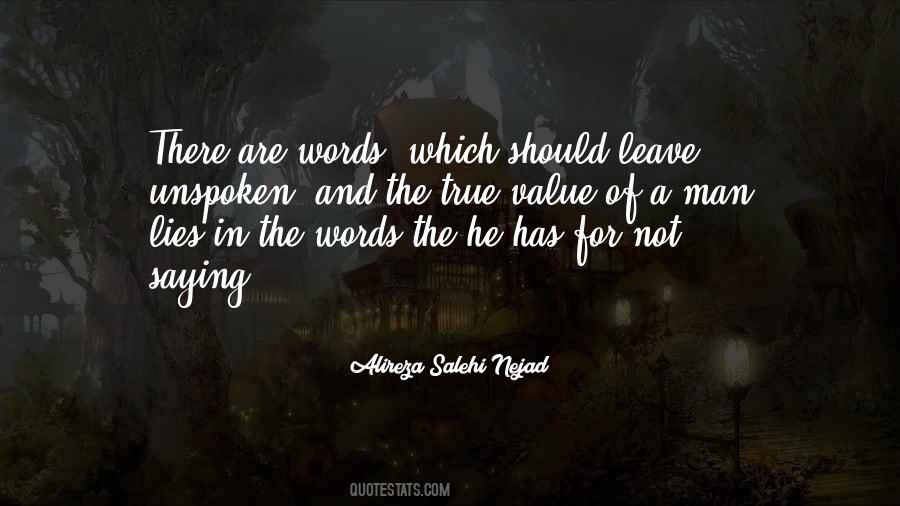 Value Words Quotes #1461997