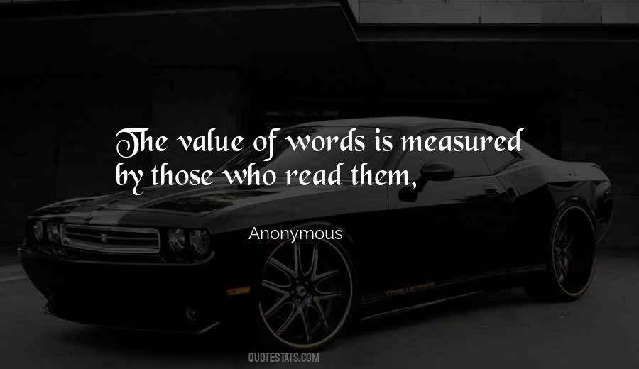 Value Words Quotes #216371