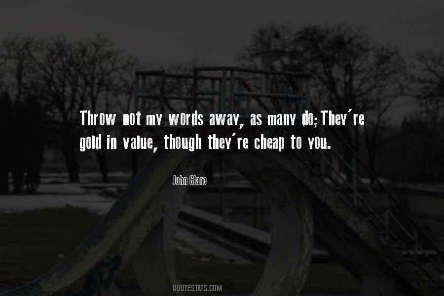 Value Words Quotes #28213