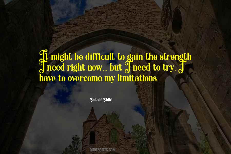 Gain Strength Quotes #1510210