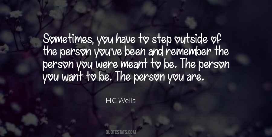 The Person You Want Quotes #1831658