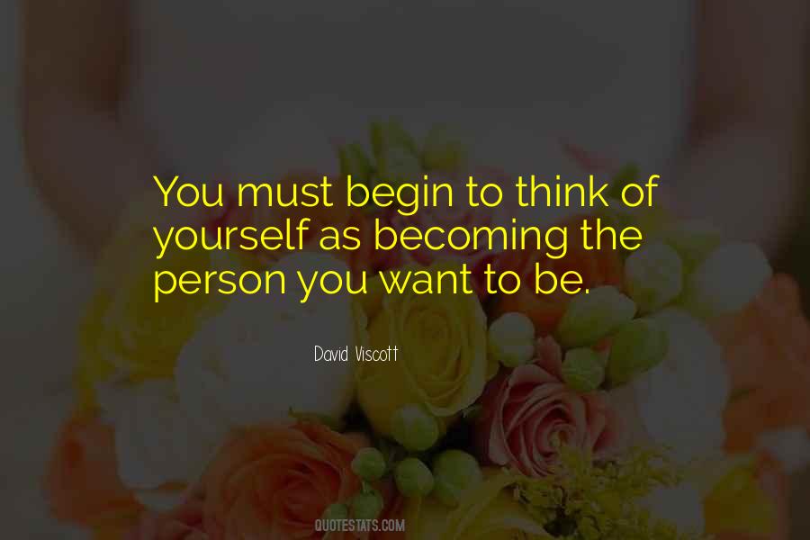 The Person You Want Quotes #237965