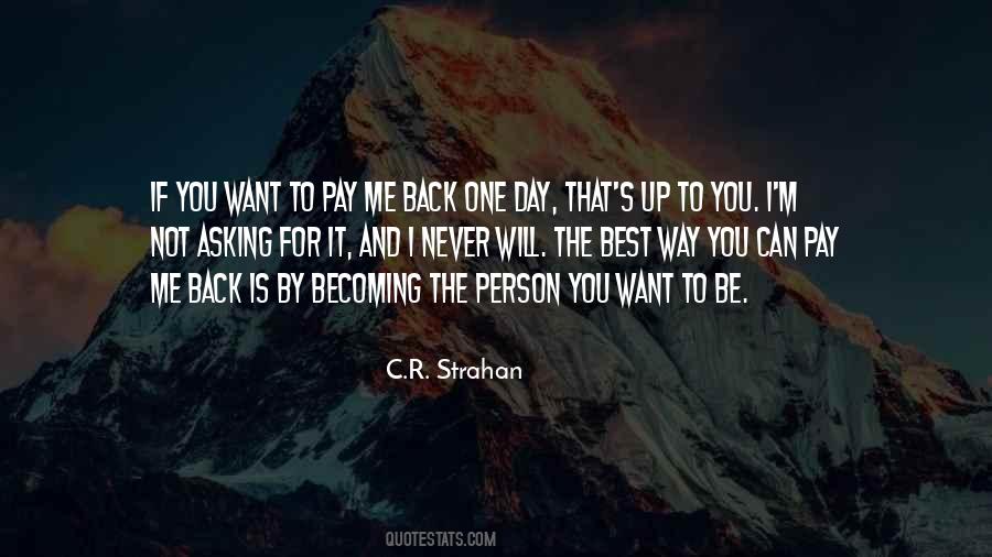 The Person You Want Quotes #618592