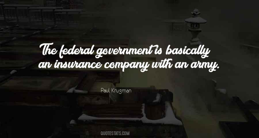 Quotes About The Federal Government #1001672