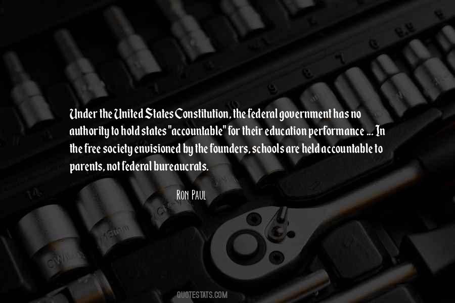 Quotes About The Federal Government #1084260