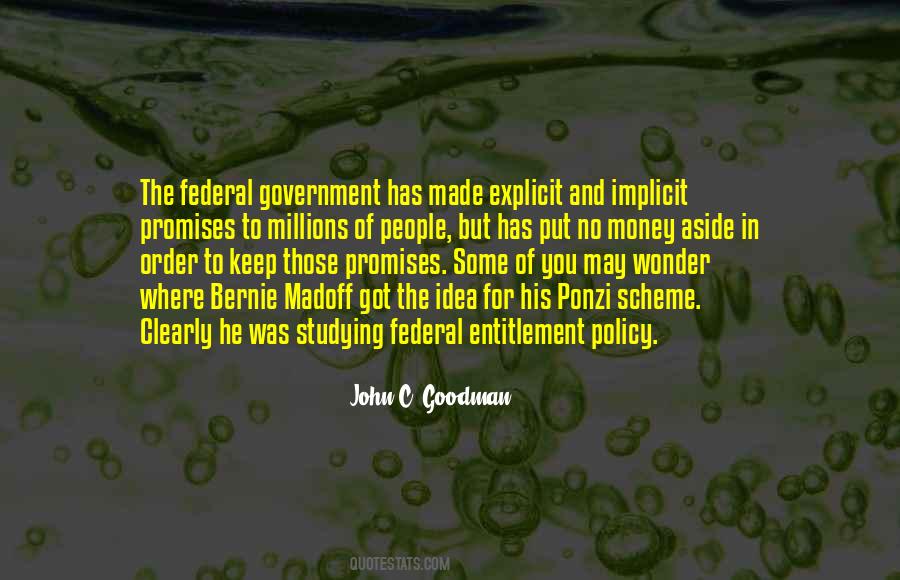 Quotes About The Federal Government #1096403