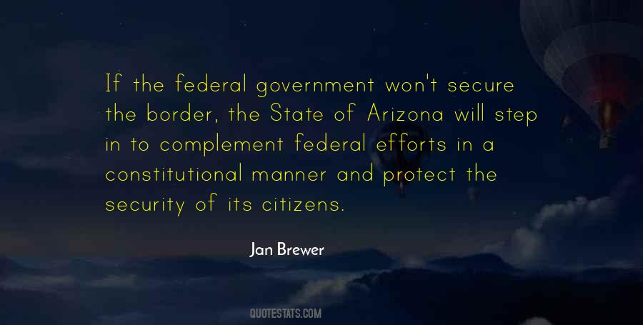 Quotes About The Federal Government #1281127