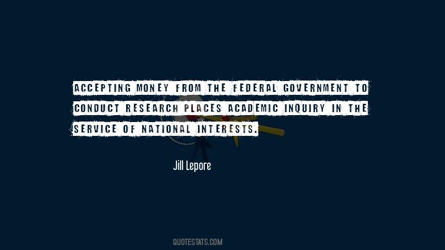 Quotes About The Federal Government #1286858