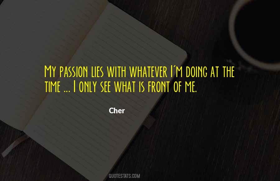 Doing With Passion Quotes #1394499