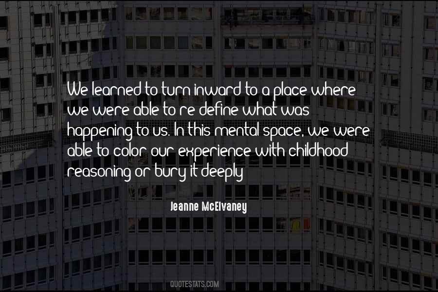 Quotes About Childhood Place #1004020