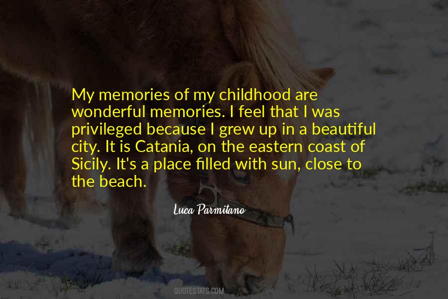 Quotes About Childhood Place #1598495