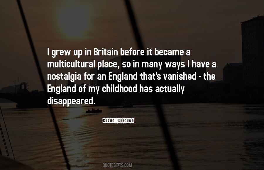 Quotes About Childhood Place #1803872