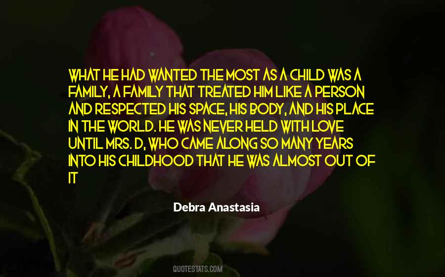 Quotes About Childhood Place #389455