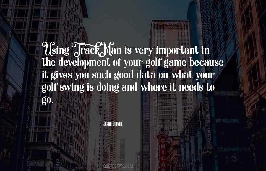 Good Game Of Golf Quotes #780070