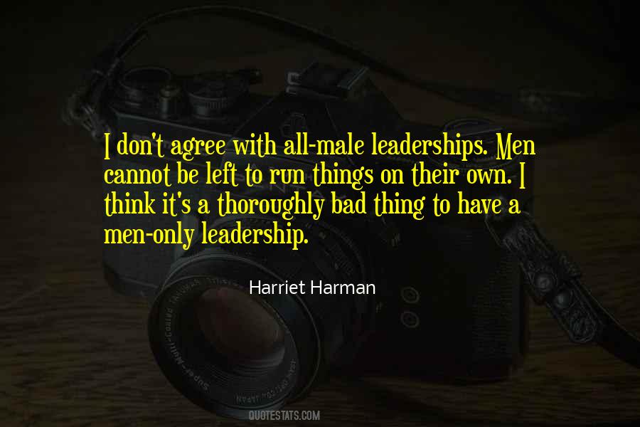 Male Leadership Quotes #1228653