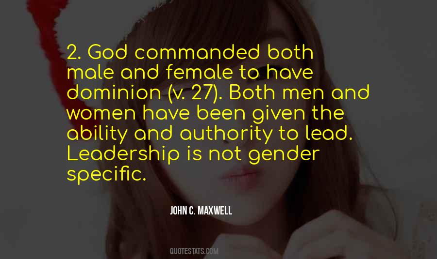Male Leadership Quotes #906185
