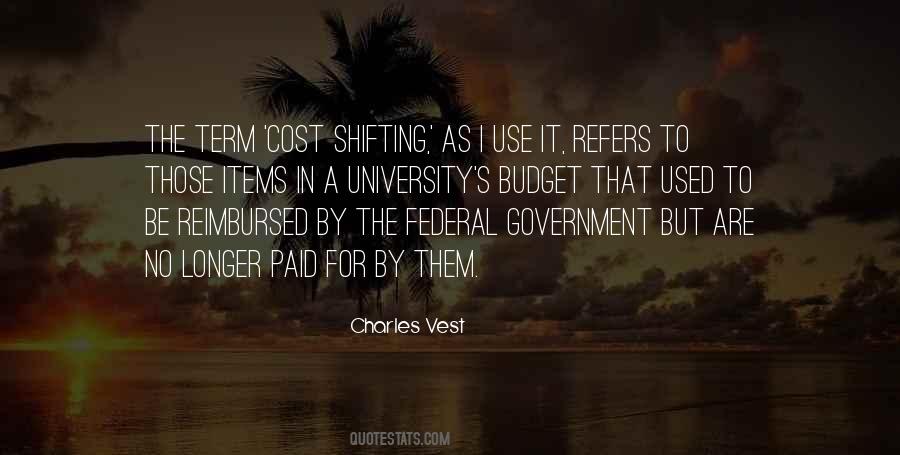 Quotes About The Federal Budget #1217931