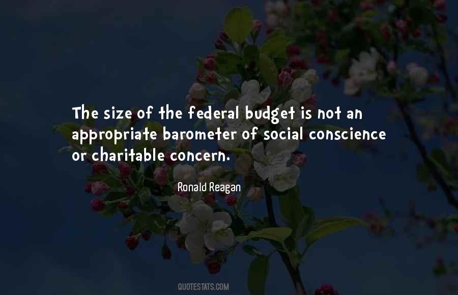 Quotes About The Federal Budget #1454285