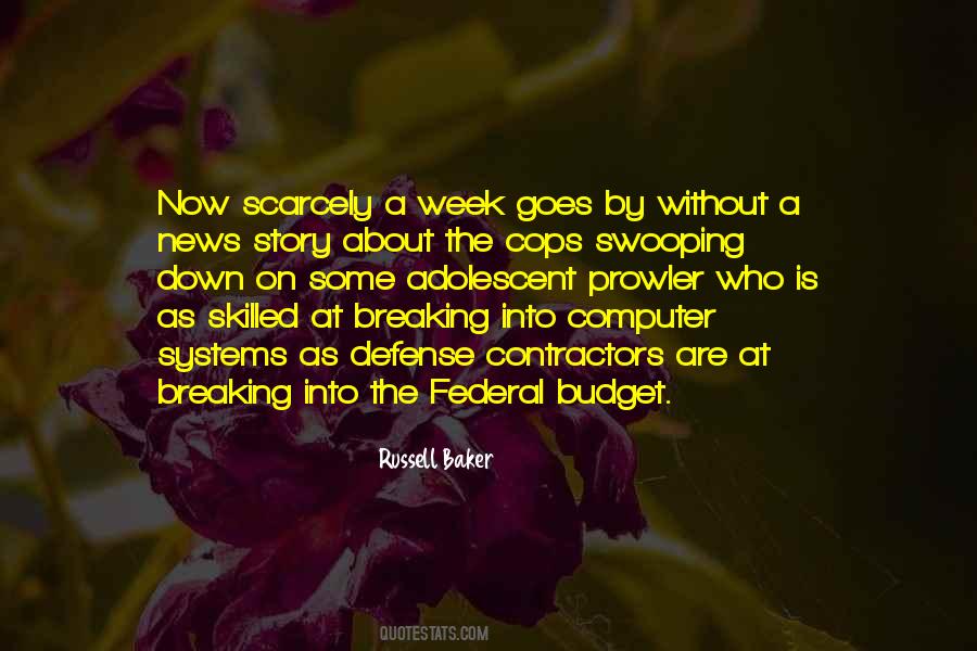 Quotes About The Federal Budget #1625316
